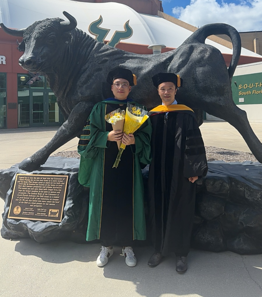 Xiang Li at his graduation